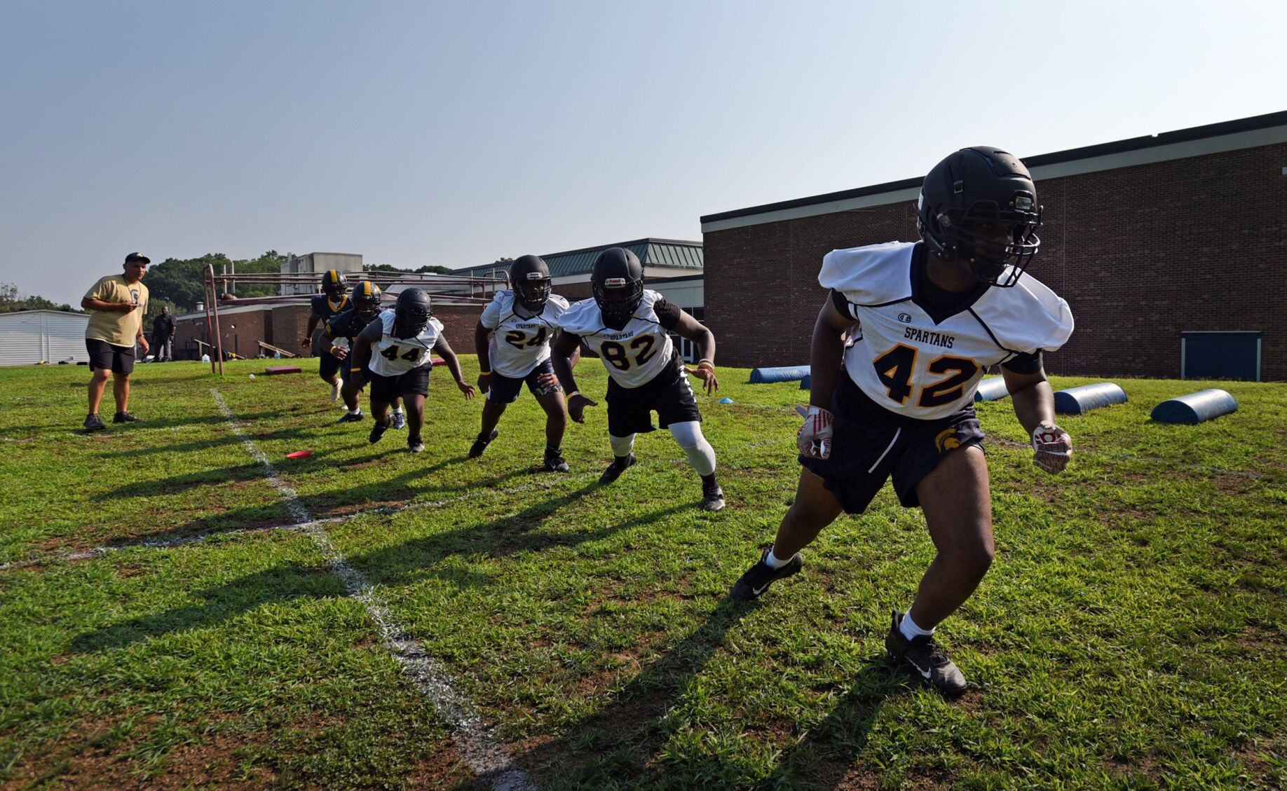Mount Tabor football first day